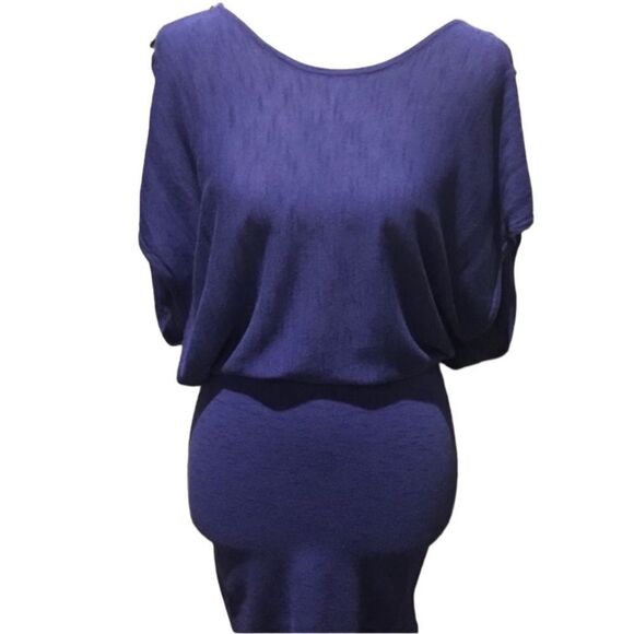 👗 Armani Exchange Blue Dress - Size Small - New with Tags - Picture 1 of 4